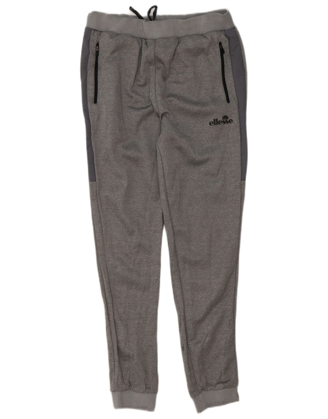 Pantaloni de trening pentru bărbați Ellesse Pantaloni de jogging, mari, gri, poliester cu pete