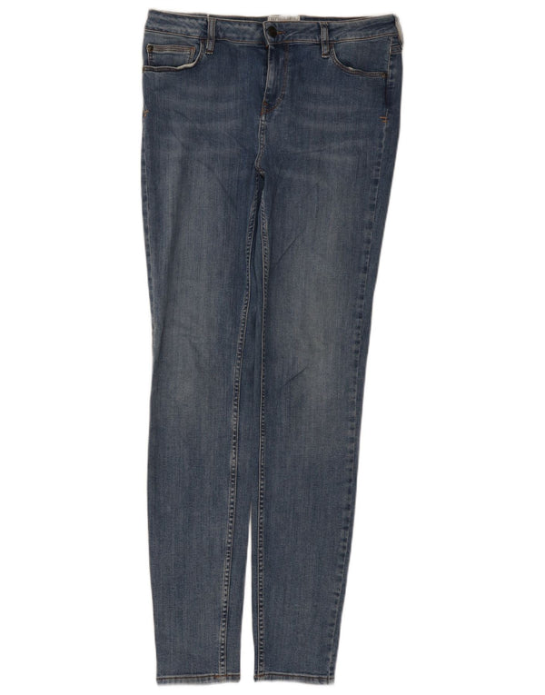 Fat Face Blugi Harlow Super Skinny pentru femei UK 14 Large W34 L32 Blue Cotton