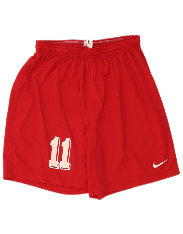 Pantaloni scurți sport grafic Nike pentru bărbați Marea Britanie 34/36 Poliester roșu mare