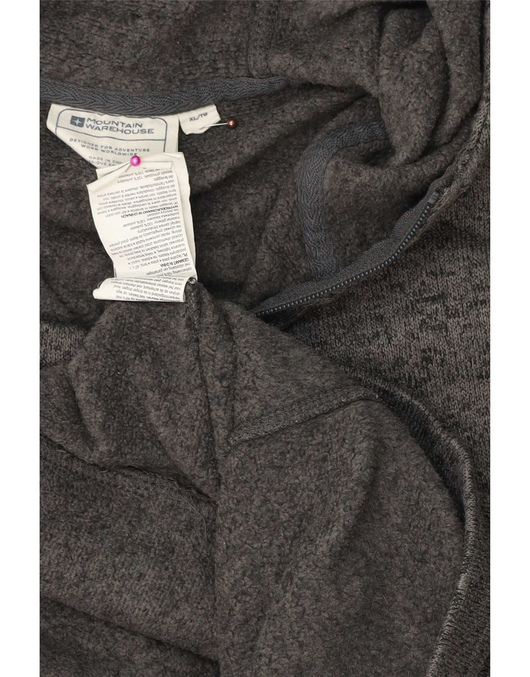 Hanocă cu fermoar pentru bărbați Mountain Warehouse, XL, poliester cu pături gri