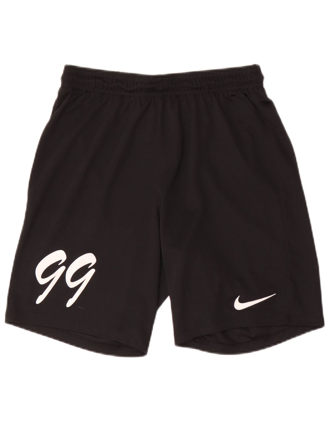 Pantaloni scurți sport NIKE Dri Fit Graphic pentru bărbați, poliester mediu negru