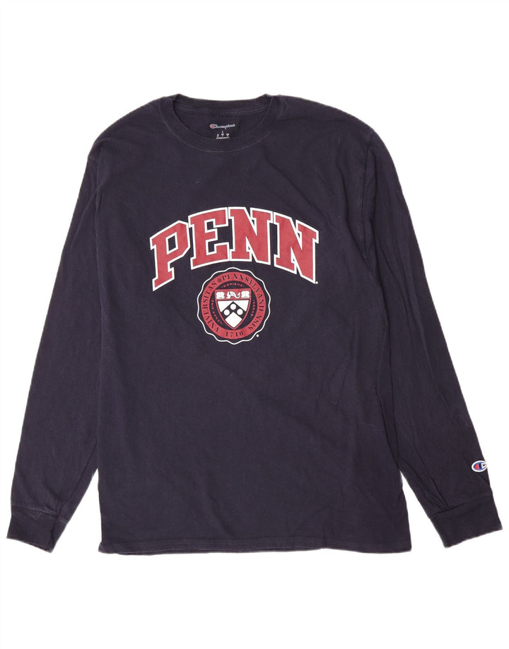 Champion pentru bărbați Penn Graphic Top cu mânecă lungă, mare, bleumarin