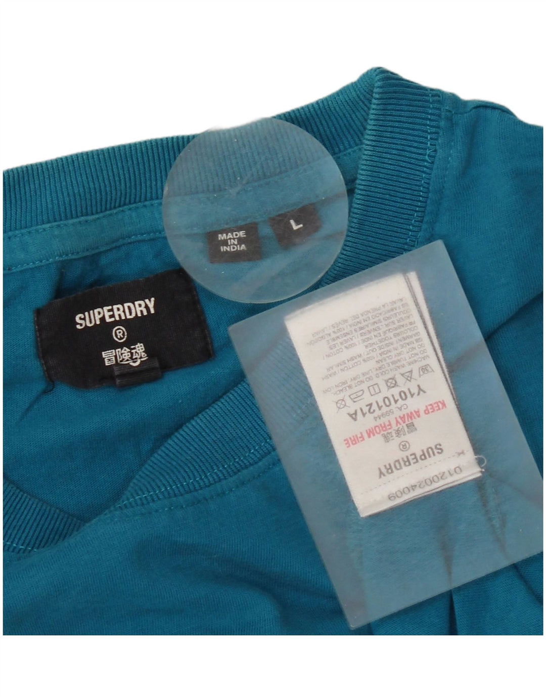 Tricou Superdry pentru femei Top mare din bumbac albastru