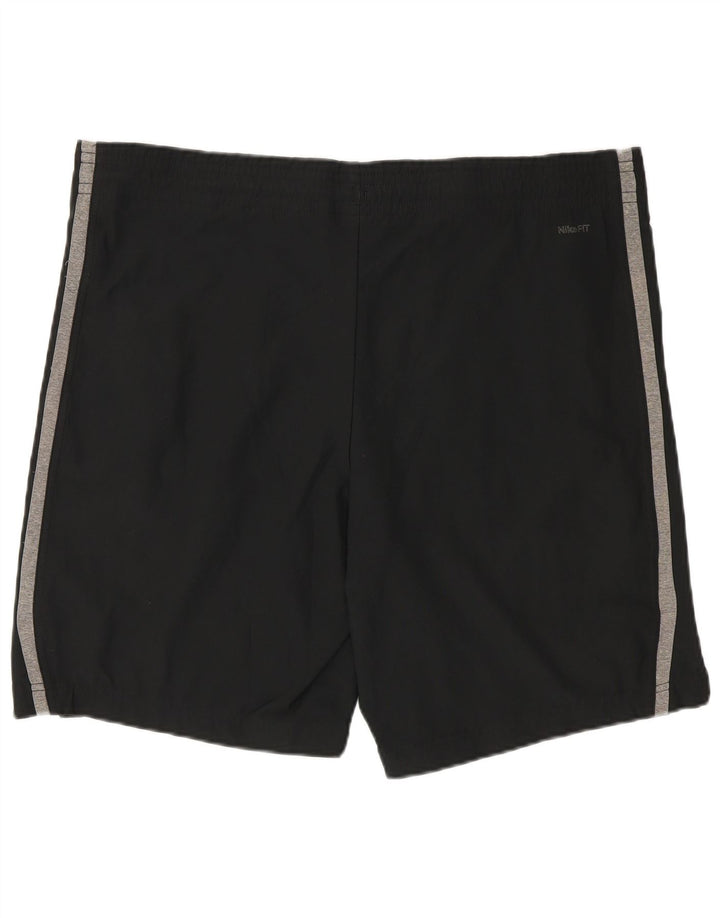 Pantaloni scurți sport Nike pentru bărbați 2XL, poliester negru