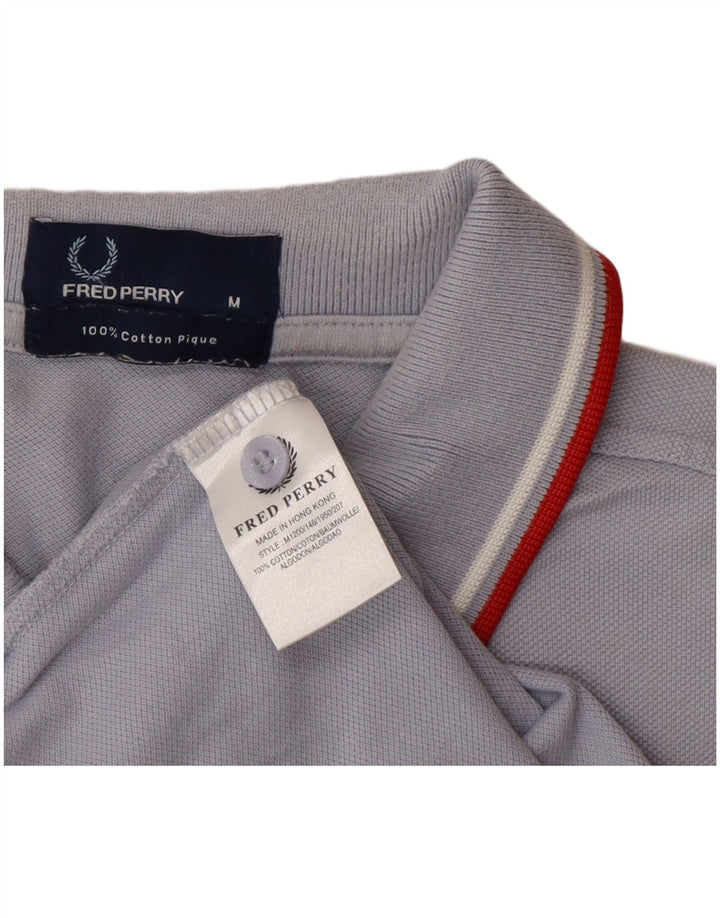 Cămașă polo Fred Perry pentru bărbați, bumbac gri mediu