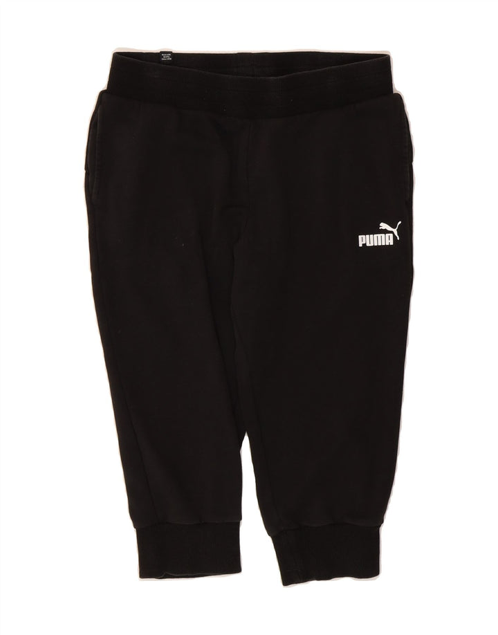 PUMA Womens Tracksuit Trousers Joggers UK 14 Medium Black Vintage Puma and Second-Hand Puma from Messina Hembry 