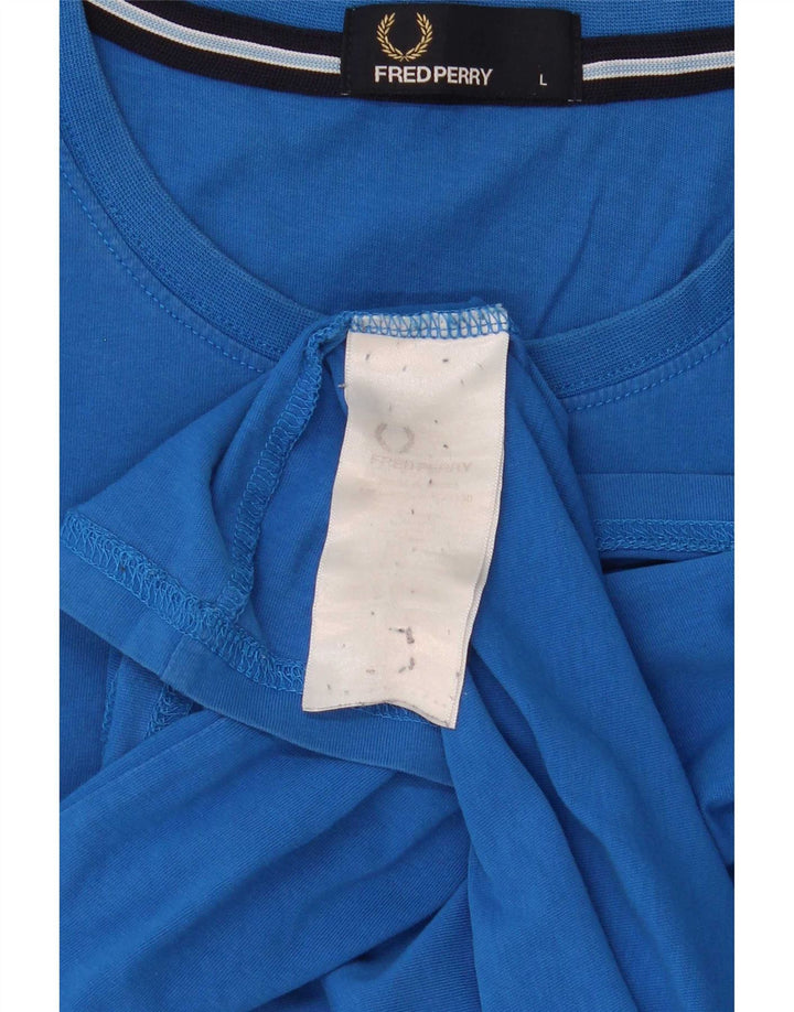 Tricou Fred Perry pentru bărbați Top mare albastru