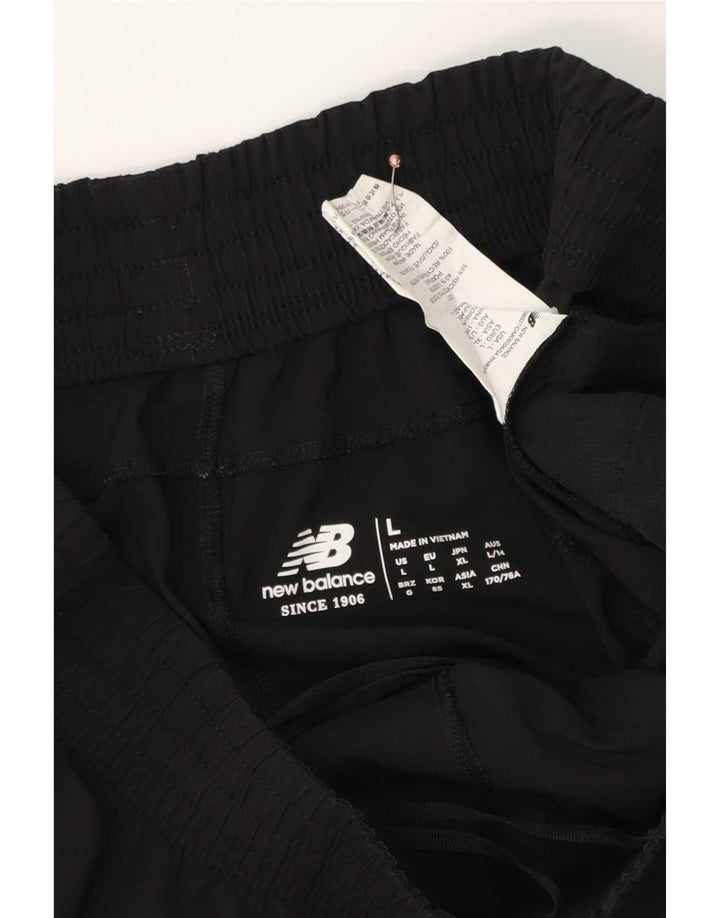 Pantaloni scurți sport New Balance pentru bărbați, mari, negru, poliester