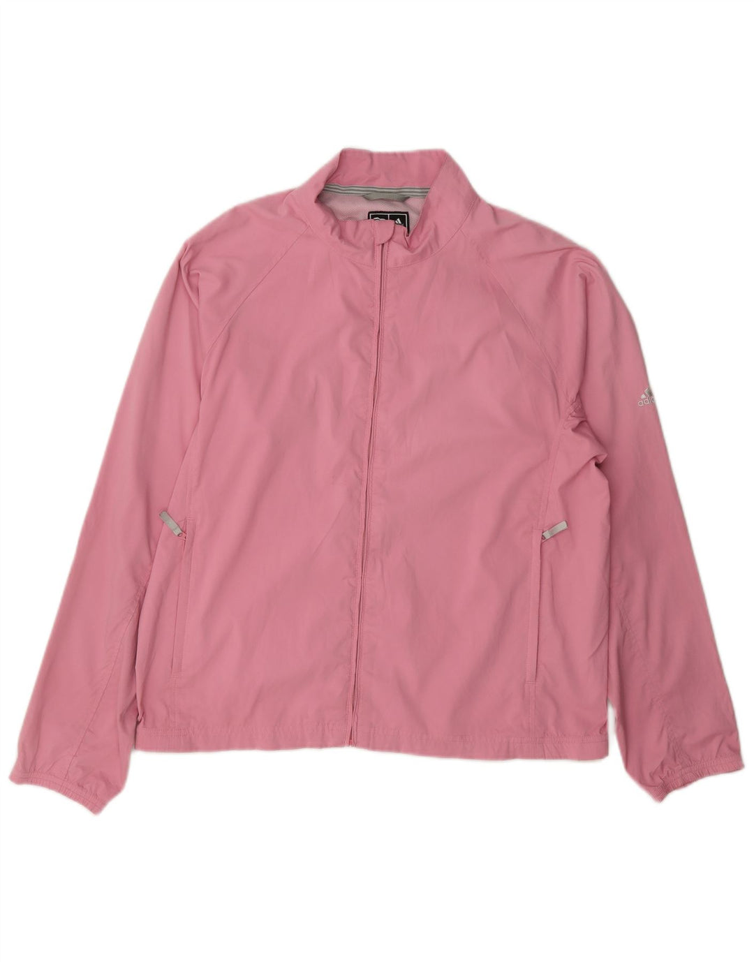 Jachetă de top pentru trening Adidas Clima Proof pentru femei UK 14 Poliester roz mediu