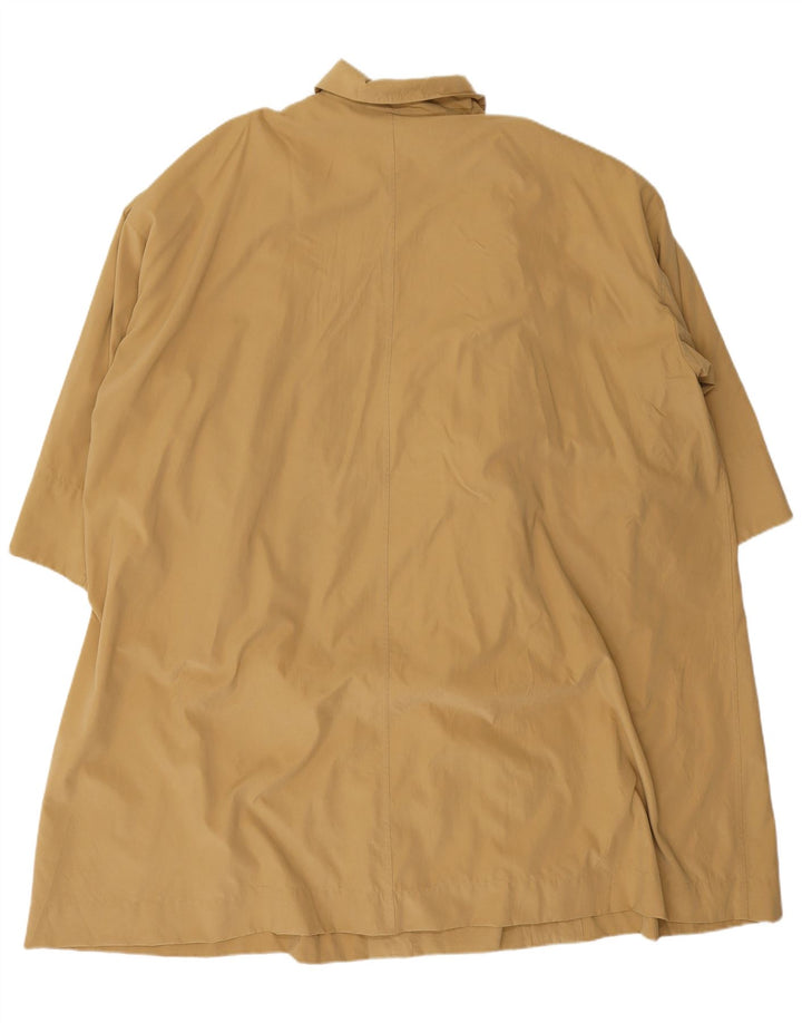 Max Mara Pardesiu supradimensionat pentru femei de weekend UK 12 Medium Bej Poliamidă