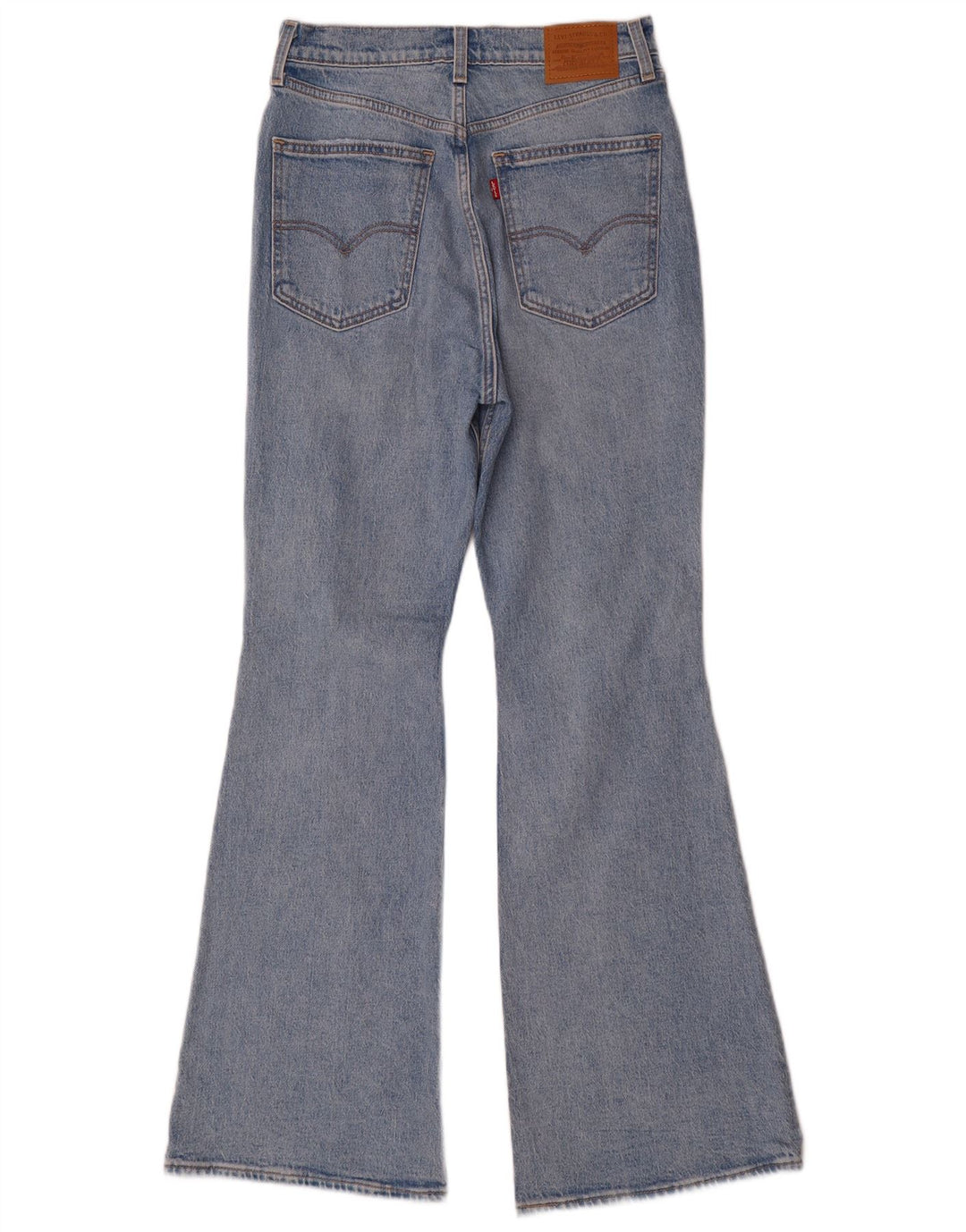 Blugi evazați cu talie înaltă Levi's pentru femei L29 L32, bumbac albastru
