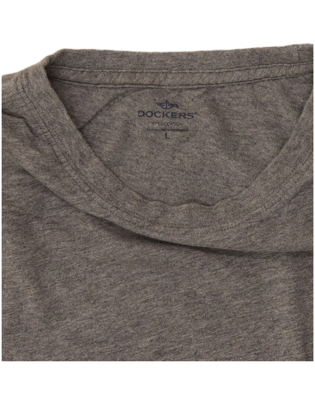 DOCKERS Tricou pentru bărbați Top mare din bumbac gri