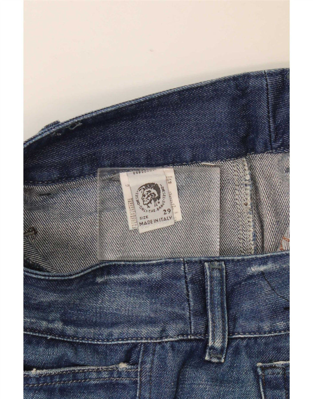 Jeans Bootcut pentru femei Distressed Diesel W29 L33 Bumbac albastru