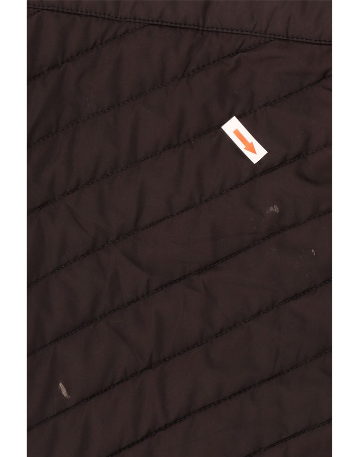 Jachetă căptușită cu glugă Diadora pentru bărbați UK 42 XL poliester negru