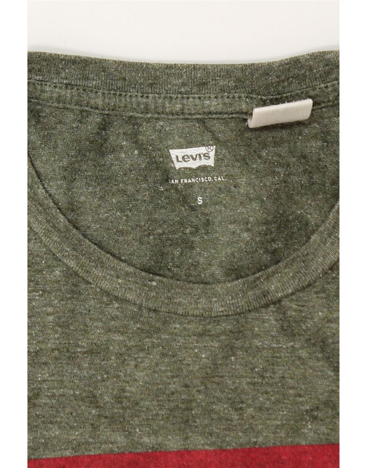 Tricou grafic pentru bărbați Levi's Top mic kaki cu pete