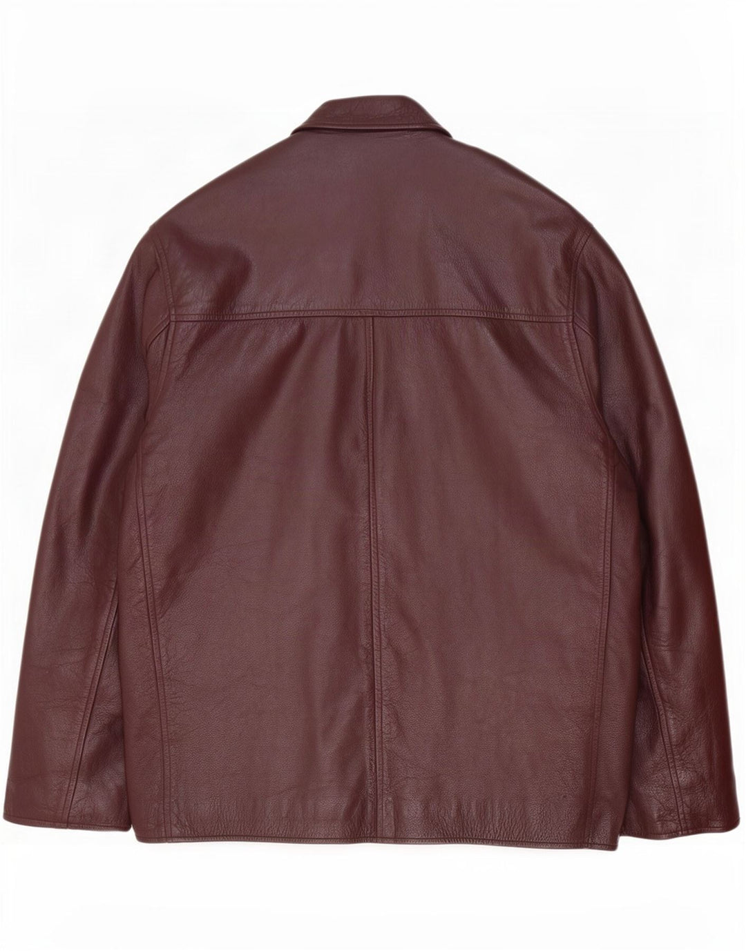 Jachetă de piele pentru bărbați Route 66 UK 40 Large Burgundy
