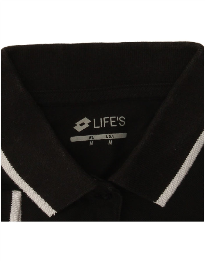 Tricou polo pentru femei Lotto UK 12 Medium Negru