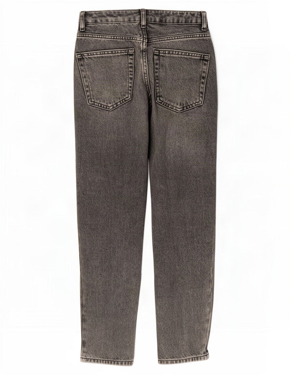 Blugi conici pentru femei Topshop L26 L26 bumbac gri