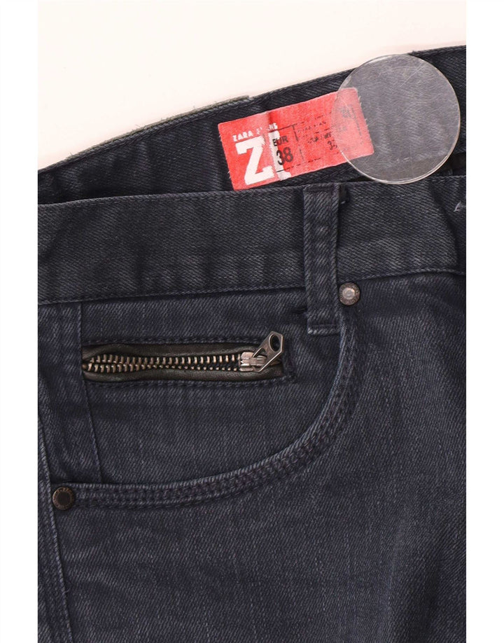 Blugi slim pentru bărbați Zara EU 38 Mici L30 L34 Bleumarin