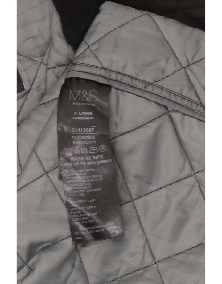 Jachetă matlasată pentru bărbați Marks & Spencer UK 42 XL Poliester negru