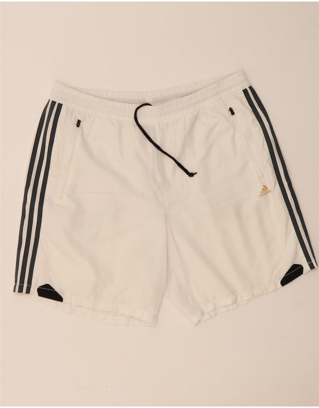 Pantaloni scurți ADIDAS Climacool Sport XL, alb, poliester