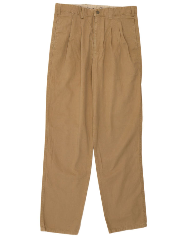 Pantaloni chino pentru bărbați Dockers Pegged, L32 L34, bej, bumbac, clasici