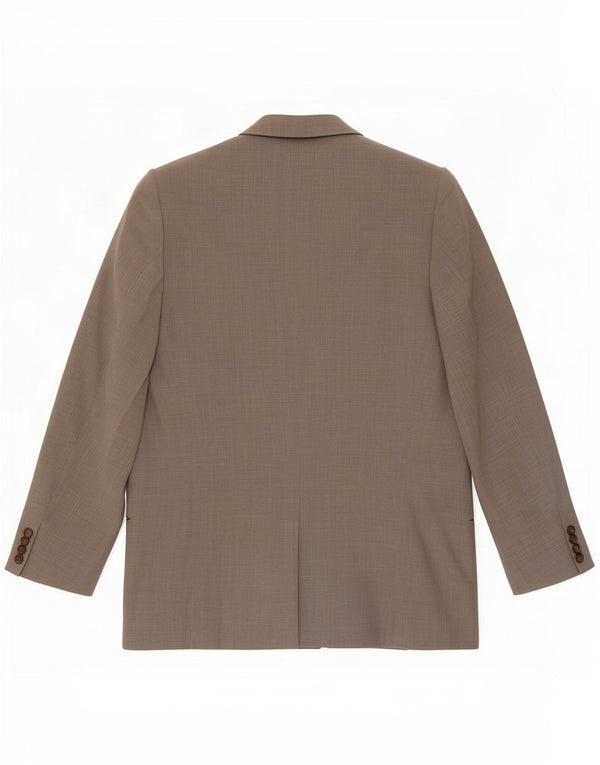 Blazer pentru bărbați Giorgio Armani cu 3 nasturi IT 54 2XL Lână gri