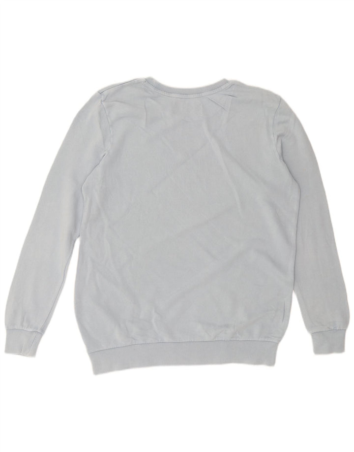 Calvin Klein Jeans Hanorac grafic pentru bărbați Pulover mic, albastru, bumbac