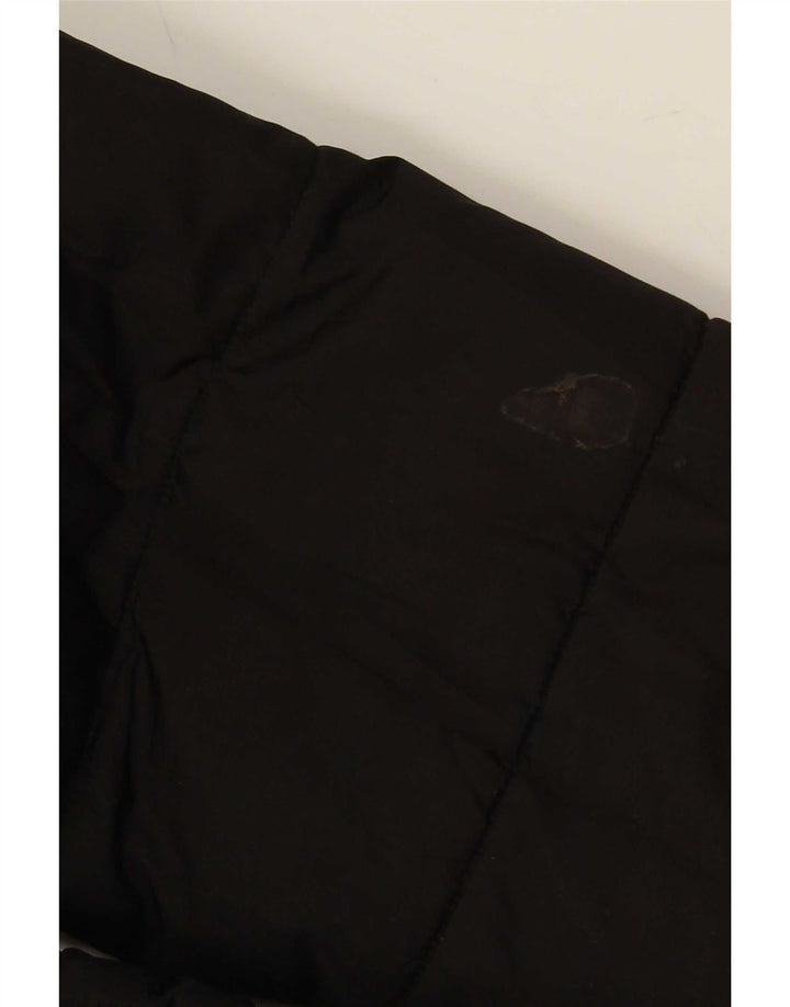 Jachetă căptușită cu glugă Superdry pentru femei UK 14 Poliester negru mare