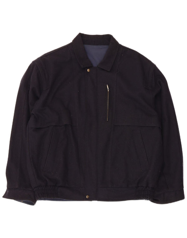 Bomber vintage pentru bărbați UK 42 XL bleumarin