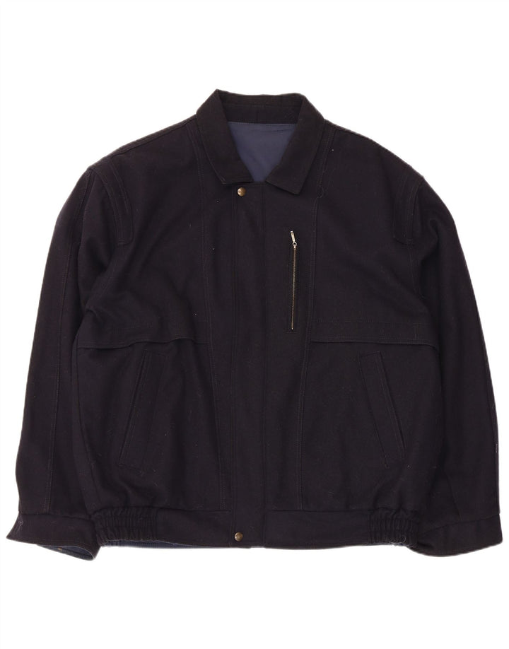 Bomber vintage pentru bărbați UK 42 XL bleumarin
