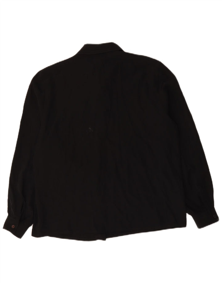 Bluză cămașă pentru femei Primavera Firenze UK 18 XL Poliester negru