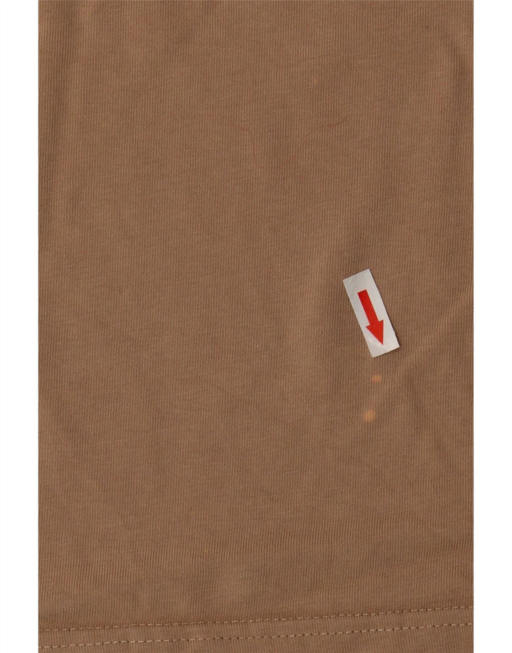 Tricou pentru femei Nike Crop Top UK 14 Medium Beige Bumbac