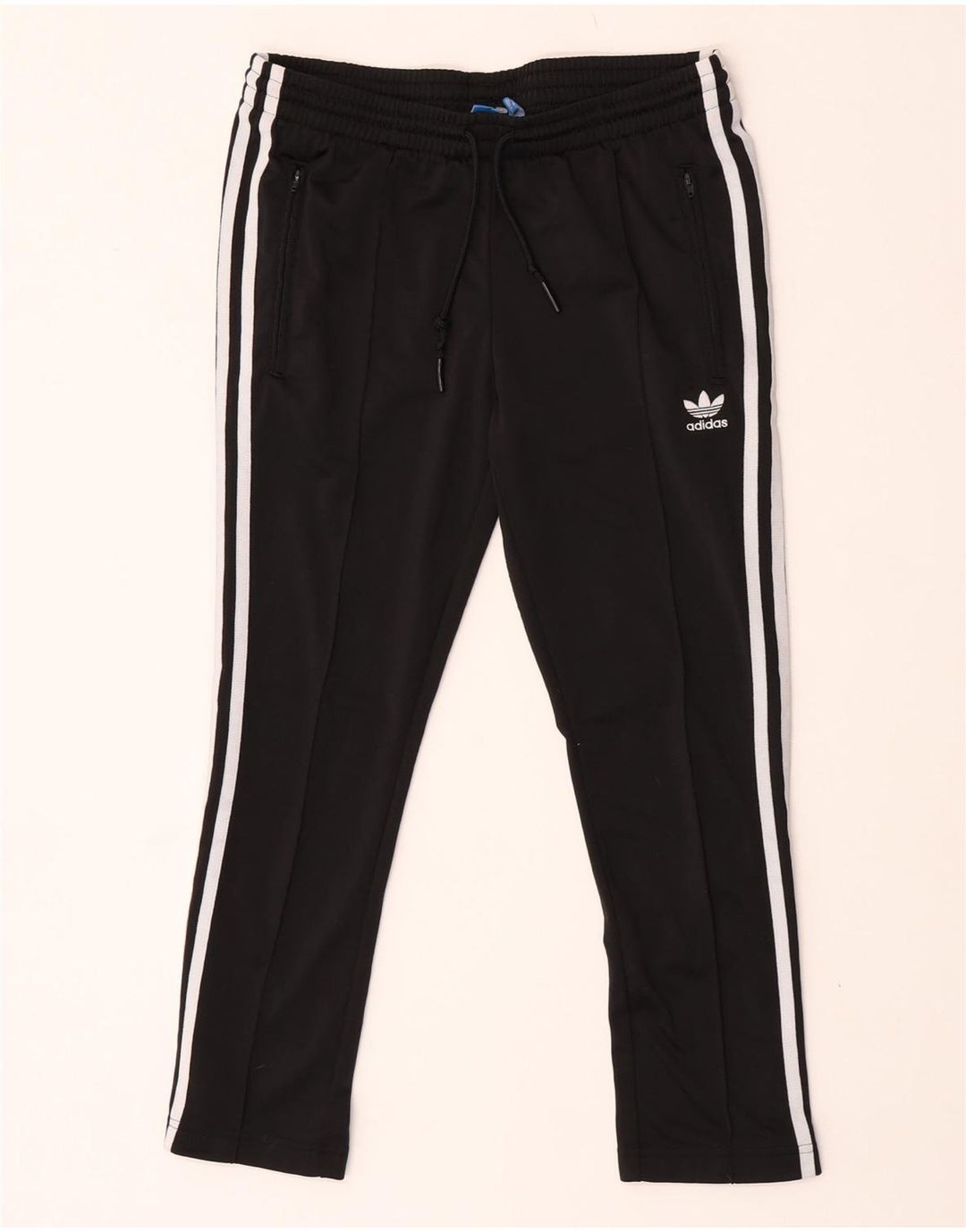 Pantaloni de trening Adidas pentru femei UK 12 Poliester mediu negru