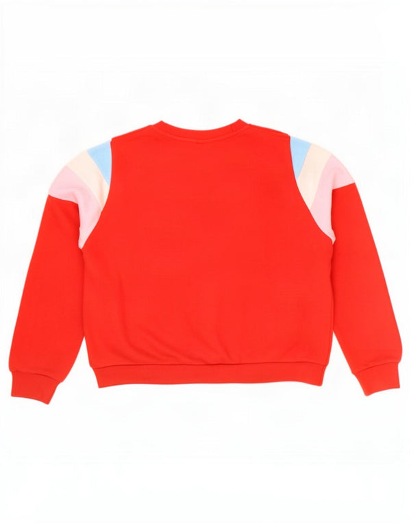 Pulover supradimensionat pentru femei Levi's UK 14 Medium Red Colorblock