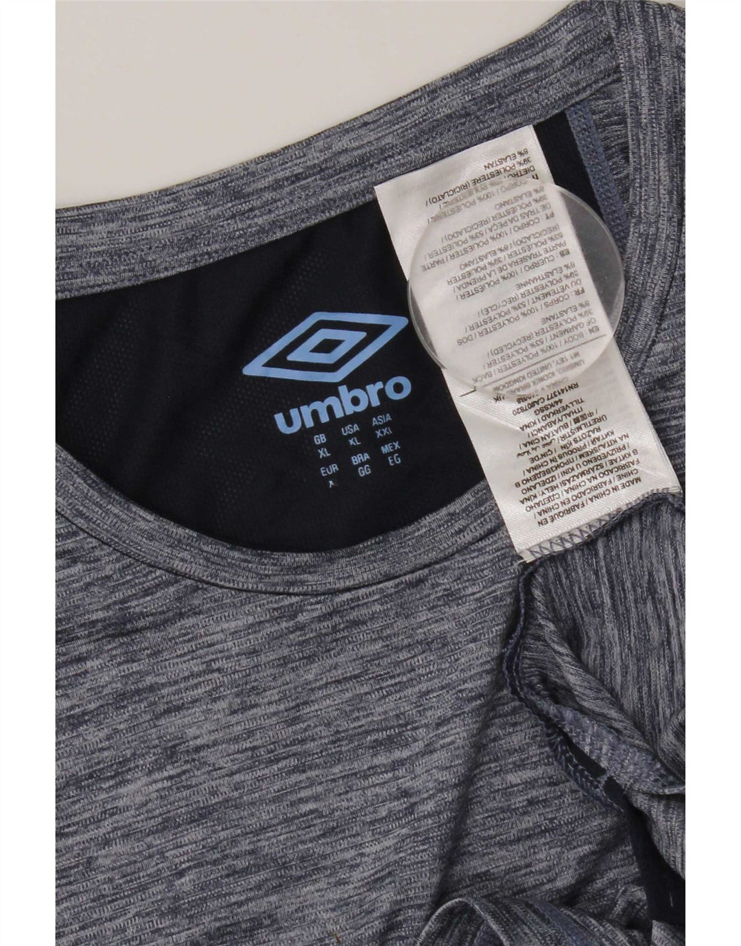Tricou pentru bărbați Umbro Top XL Bleumarin Poliester cu pături