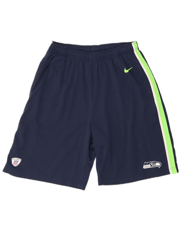 Pantaloni scurți sport Nike Seattle Seahawks pentru bărbați, mari, bleumarin, color block
