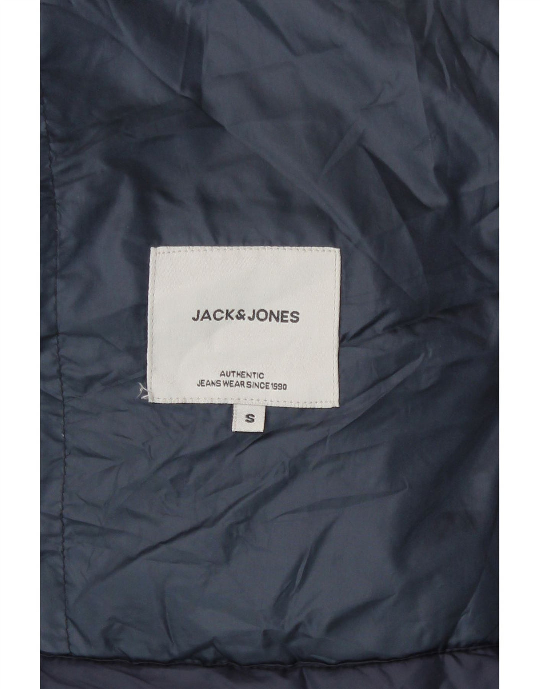 Jack & Jones Gilet căptușit pentru bărbați UK 36 Small Bleumarin