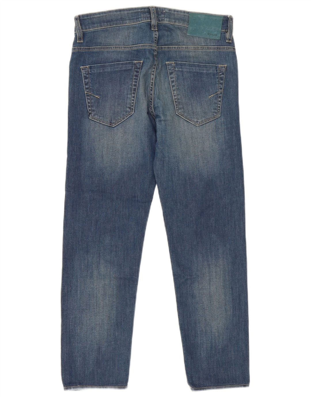 SIVIGLIA Blugi Cropped Femei L30 L26 Bumbac Albastru