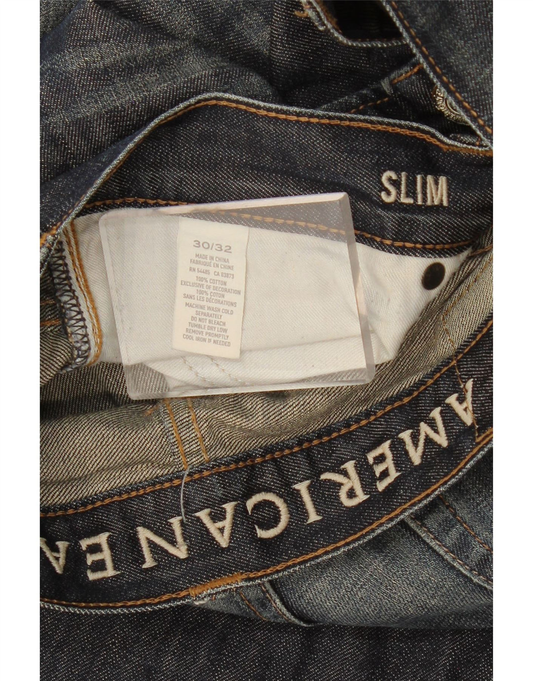 AMERICAN EAGLE Blugi slim pentru bărbați W30 L32 Bumbac albastru