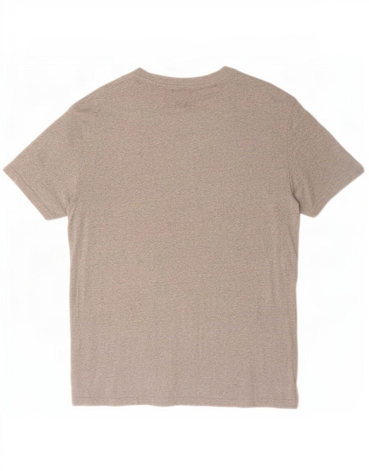 Tricou grafic Tommy Hilfiger pentru bărbați Top din bumbac gri mediu