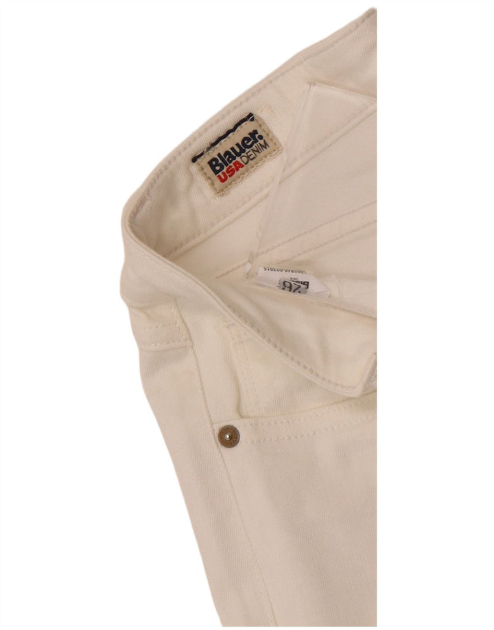 Blauer Blugi skinny pentru femei W26 L26 alb