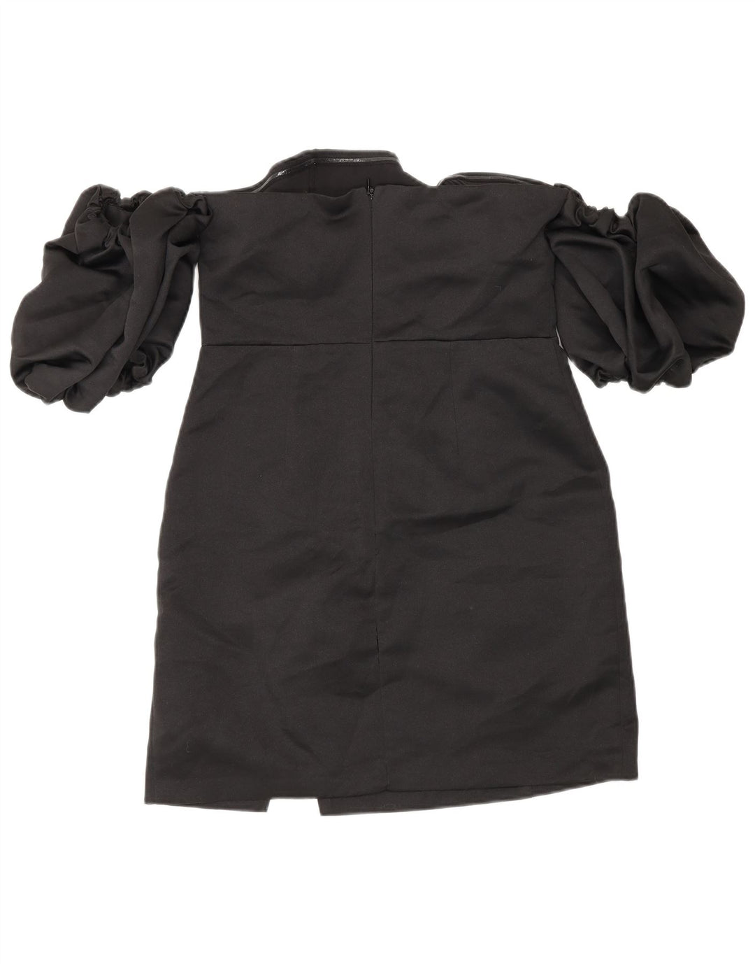 Topshop rochie mini pentru femei cu umeri scoși UK 10 Poliester negru mic