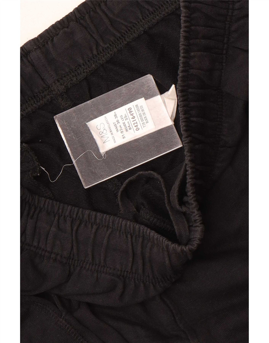 Pantaloni de trening pentru bărbați Marks & Spencer, mari, negru, bumbac