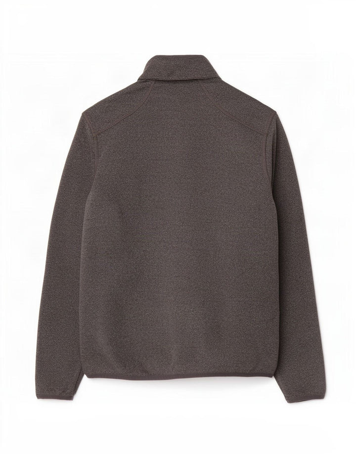 Trening Calvin Klein pentru bărbați, cu fermoar și gât, cu pulover, mic, gri, pete