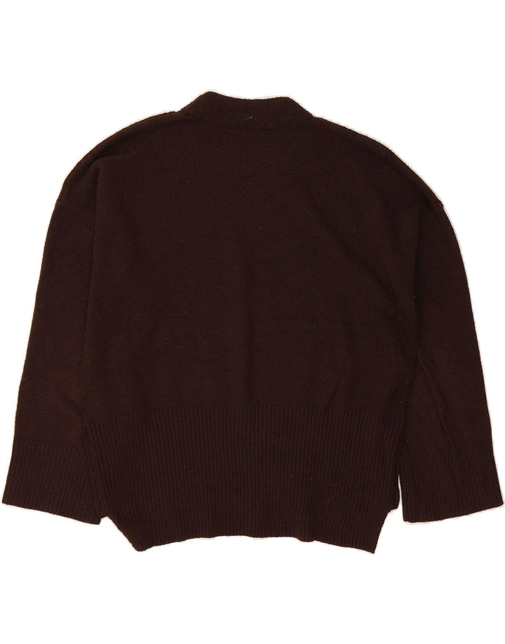 OASIS Womens Turtle Neck Jumper Sweater UK 14 Medium Brown Polyester Vintage Oasis and Second-Hand Oasis from Messina Hembry 