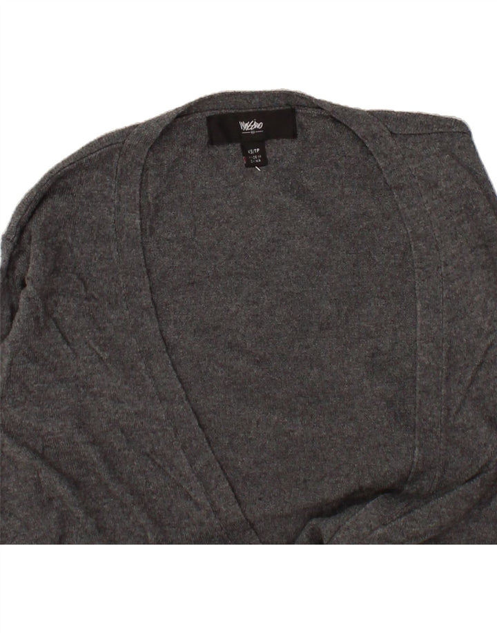 MOSSIMO Womens Cardigan Sweater UK 6 XS Grey Vintage Mossimo and Second-Hand Mossimo from Messina Hembry 