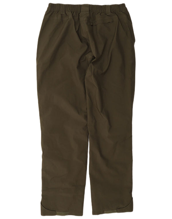Cotton Traders Pantaloni de vânt pentru bărbați drepti L36 L33 Kaki