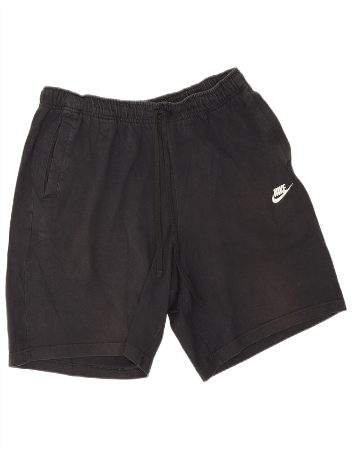 Pantaloni scurți sport Nike pentru bărbați, mari, negru, bumbac