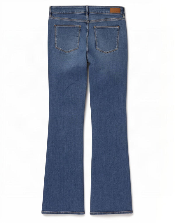Fat Face Blugi Brooke Bootcut pentru femei UK 12 Medium W30 L31 Blue Cotton